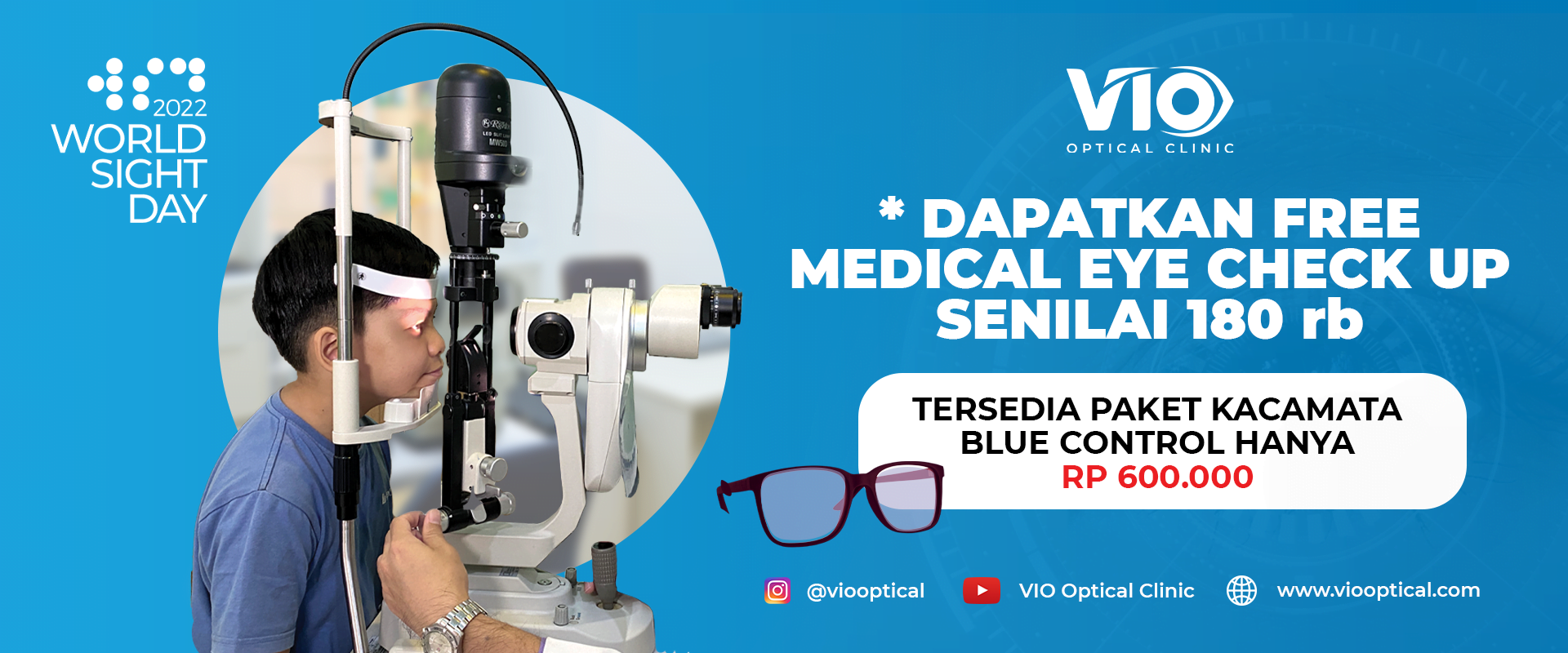 Banner Web Promo Vio Optical Clinic Klinik Mata And Periksa Mata